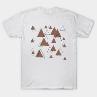 Geometric Triangle Art T-Shirt